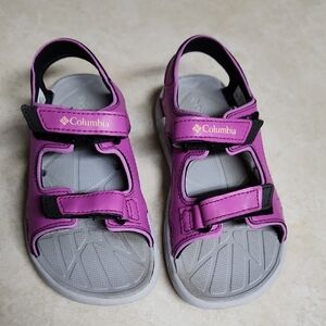 Columbia Purple and Gray Sport Sandals